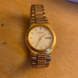 Men’s caravelle quartz watch